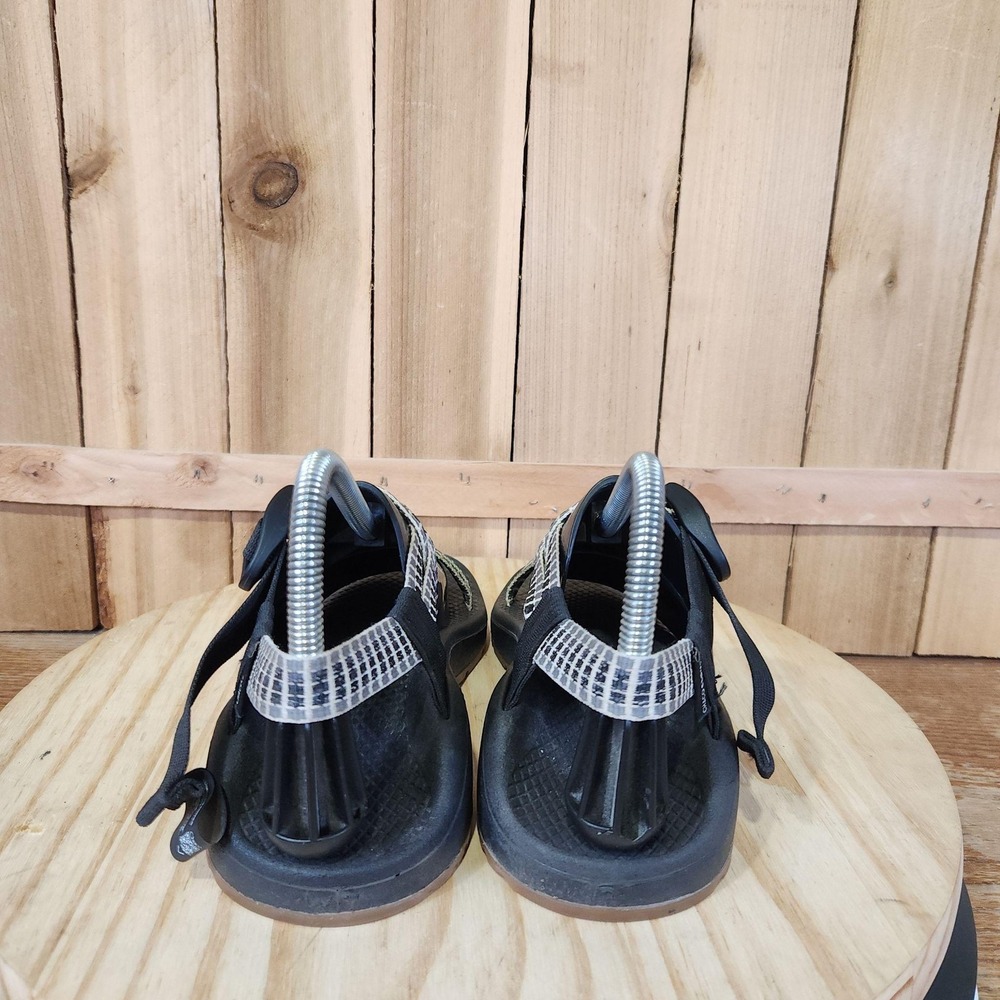 Chaco Zx/2 Sandals Womens Size 7 Black Check Strappy Adjustable Hiking Outdoor - Picture 4 of 10